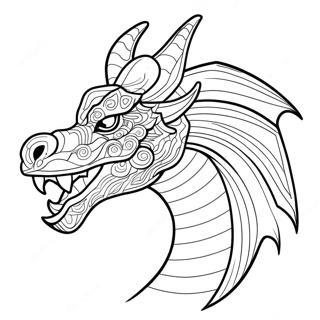 Dragon Head Coloring Page 51883-41062