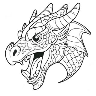 Dragon Head Coloring Page 51883-41063