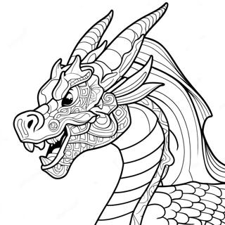 Dragon Head Coloring Page 51883-41064