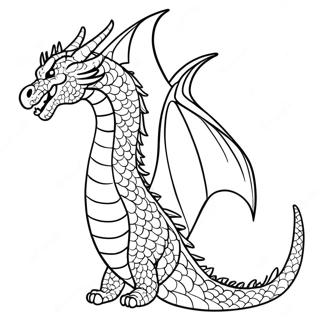 Dragon Head And Tail Coloring Pages