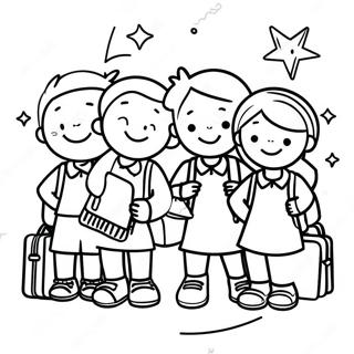 Preschool Back To School Coloring Pages