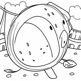 Melon Playground Adventure Scene Coloring Page 51913-41066