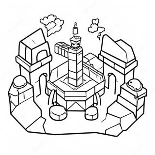 Bedwars Battle Arena Coloring Page 51933-41083