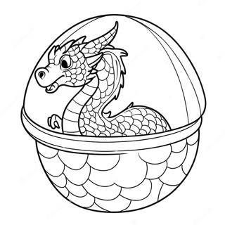 Dragon Egg Coloring Pages