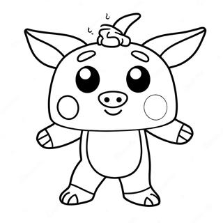 Creepy Roblox Piggy Kraxicorde Coloring Page 51964-41111