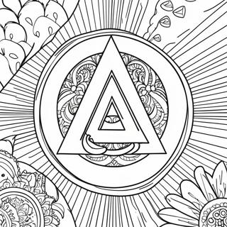 Alpha And Omega Coloring Pages