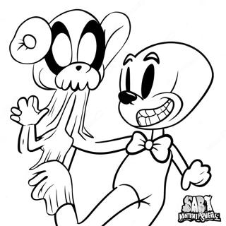 Bendy And The Dark Revival Coloring Pages