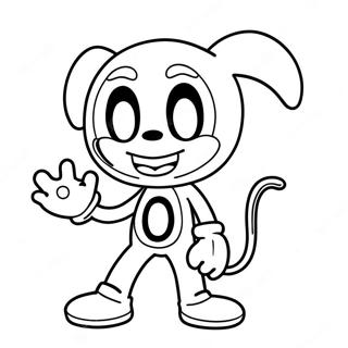 Bendy And The Dark Revival Coloring Page 52003-41134