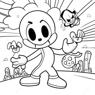 Bendy And The Dark Revival Coloring Page 52003-41135