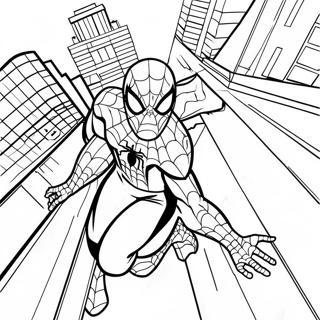 スパイダーマン ノー・ウェイ・ホーム 塗り絵ページ