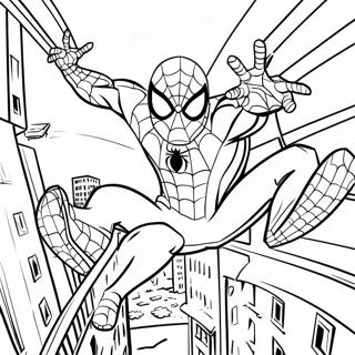 Spider Man No Way Home Coloring Page 5200-4146