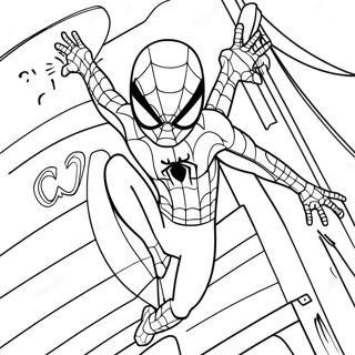 Spider Man No Way Home Coloring Page 5200-4147