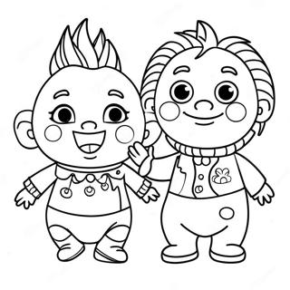 Baby Einstein Characters Coloring Page 52064-41185