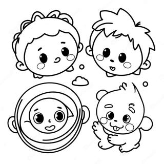 Baby Einstein Characters Coloring Page 52064-41187