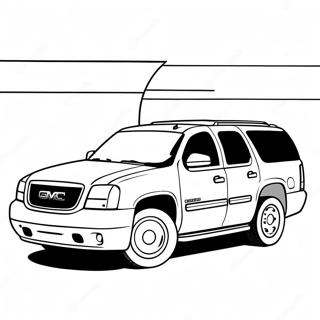 Gmc Yukon Coloring Pages