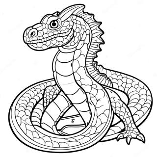 Harry Potter Basilisk Coloring Pages