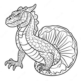 Şiddetli Basilisk Odada Boyama Sayfası 52154-41259