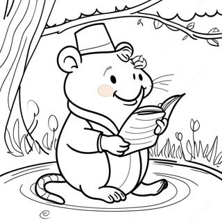 Wind In The Willows Coloring Pages