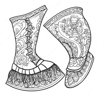 Irish Dance Coloring Page 52183-41274