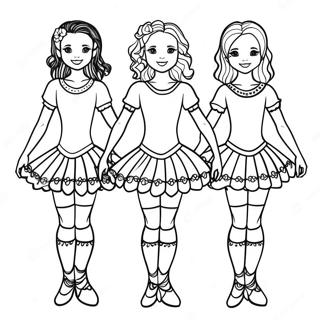 Irish Dance Coloring Page 52183-41275