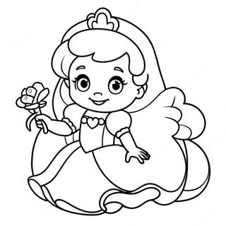 Baby Disney Princess Coloring Pages