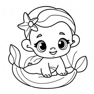 Baby Disney Princess Coloring Pages