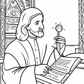 Lord's Prayer Children's Coloring Pages