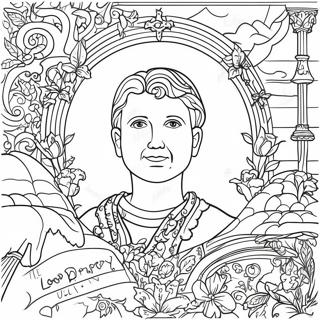 Lord's Prayer Children's Coloring Pages