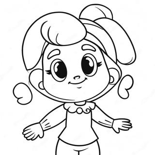 Penny Proud In Stylish Outfit Coloring Page 52294-58892