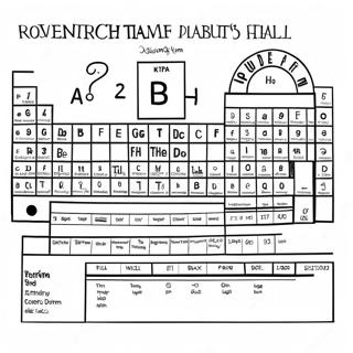 Periodic Table Activity Coloring Pages