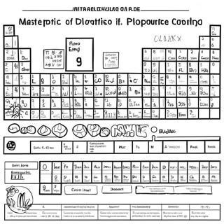 Periodic Table Coloring Page 52303-58896