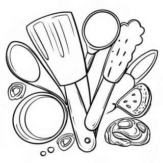 Kitchen Coloring Pages