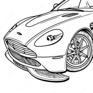 Aston Martin Coloring Pages