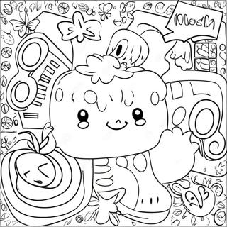 Funny Spelling Words Coloring Page 52334-41399