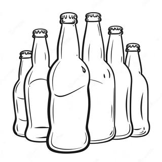 Página Para Colorear De Botellas De Cerveza Artesanal 52344-41411