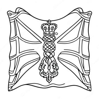 Scotland Flag Coloring Pages