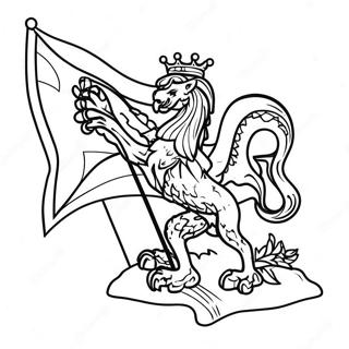 Scotland Flag Coloring Page 52433-41482