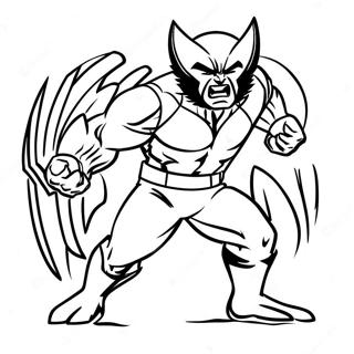 Wolverine Animal Coloring Pages