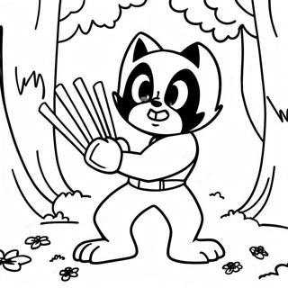 Wolverine Animal Coloring Pages