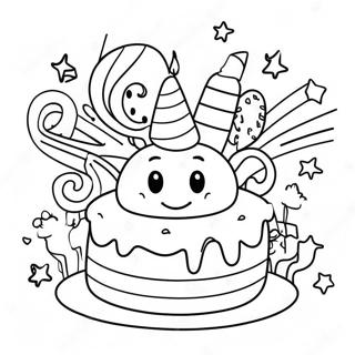 Happy 9th Birthday Coloring Pages