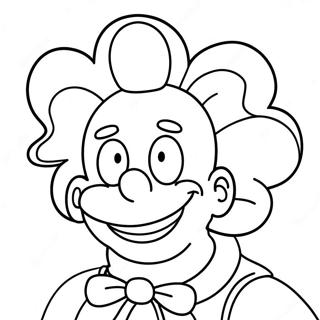 Krusty The Clown Coloring Page 52583-41616