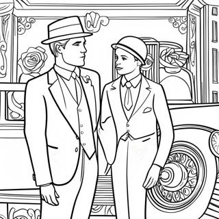 The Great Gatsby Coloring Pages