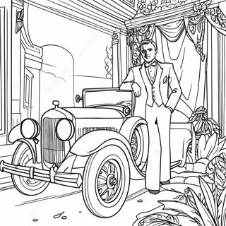 The Great Gatsby Coloring Page 52593-41594