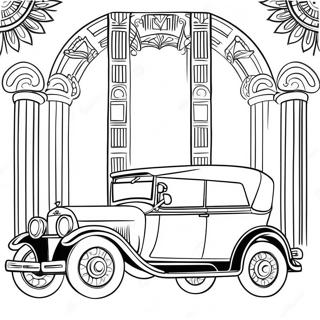 The Great Gatsby Coloring Page 52593-41596