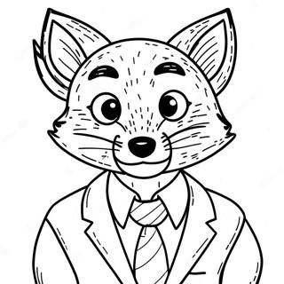 Fantastic Mr Fox Coloring Page 52623-41638