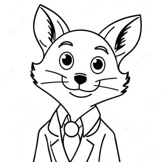 Fantastic Mr Fox Coloring Page 52623-41639