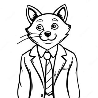 Fantastic Mr Fox Coloring Page 52623-41640