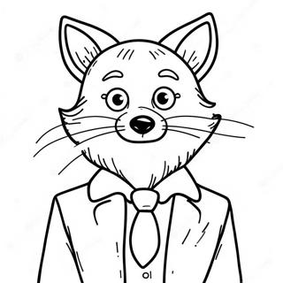 Cunning Fantastic Mr Fox Coloring Page 52624-41635