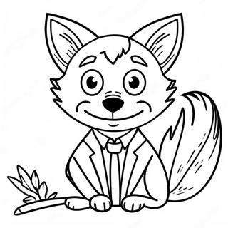 Cunning Fantastic Mr Fox Coloring Page 52624-41636