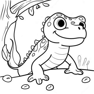 Newt Coloring Pages